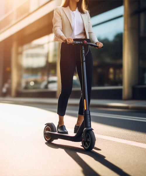 Trottinette électrique moderne